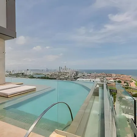 Vista Centro Histórico Piso 21 Piscina Infinita Apartamento