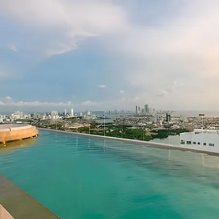 Vista Centro Histórico Piso 21 Piscina Infinita Apartamento