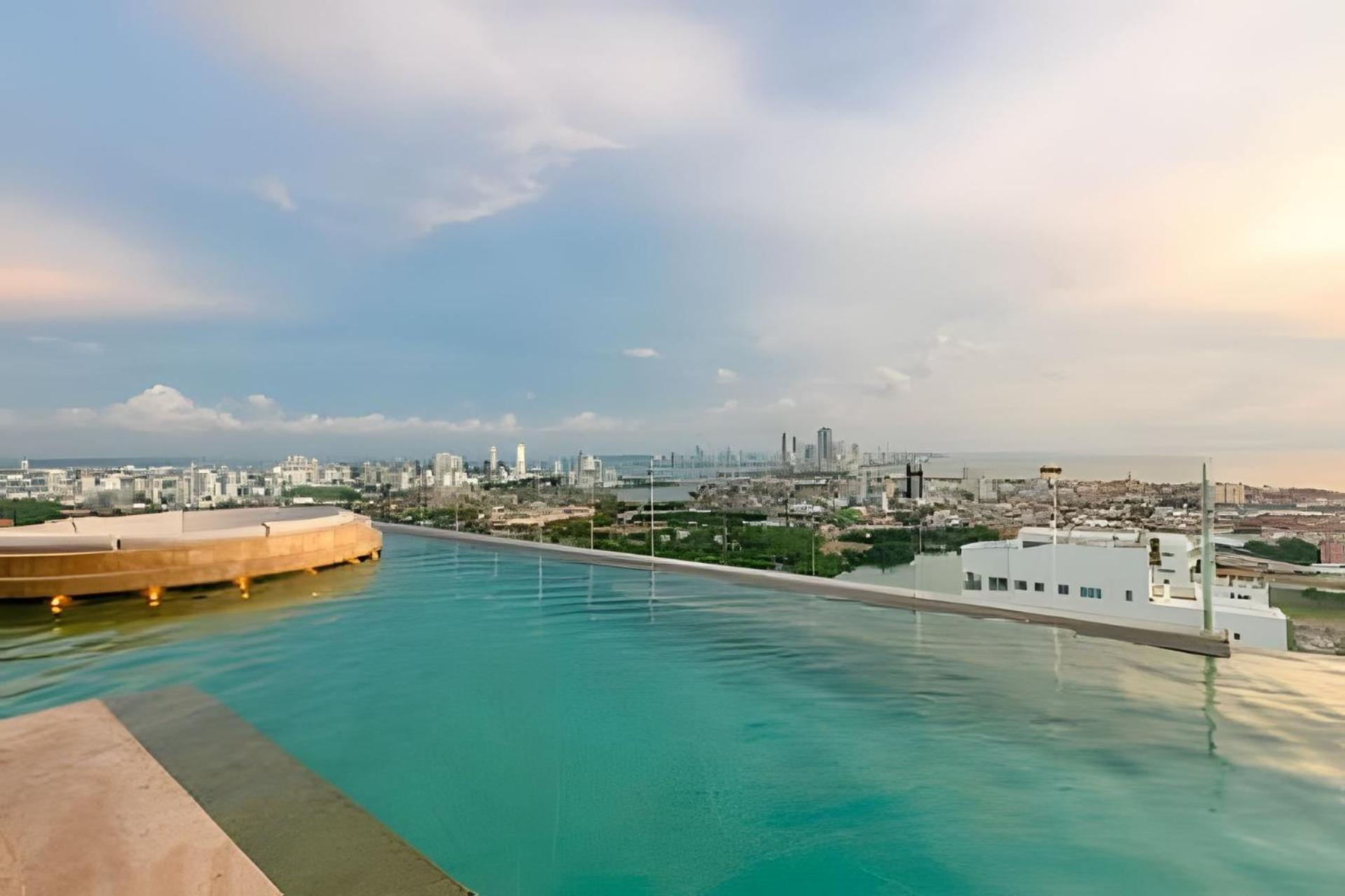 Vista Centro Histórico Piso 21 Piscina Infinita Apartamento